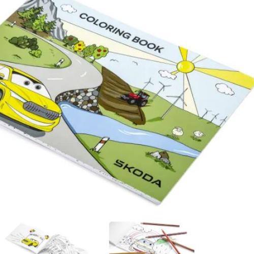 SKODA gyerek-kifestőkönyv